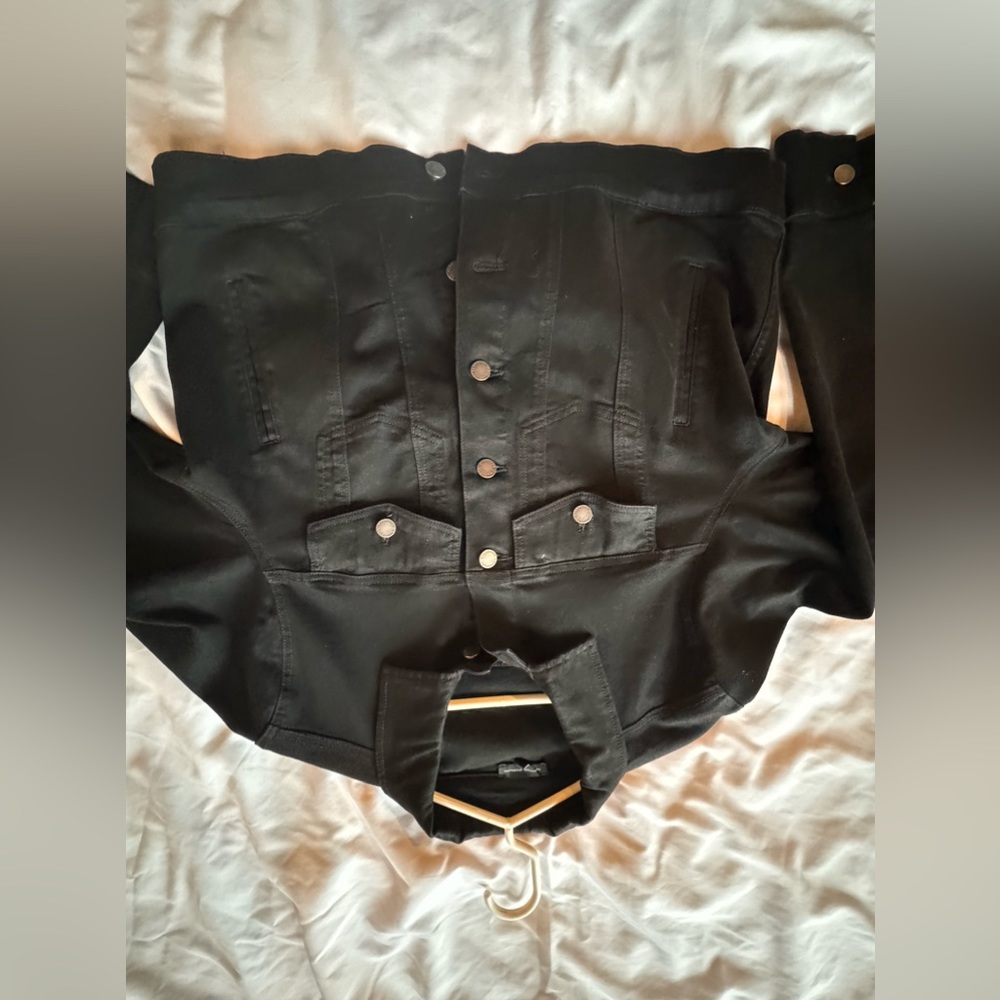 Universal Standard pre owned kelsey stretch denim jeans jacket